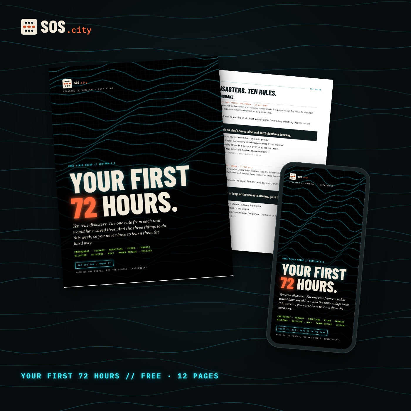 Your First 72 Hours, free field guide