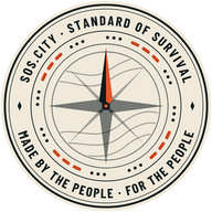 SOS.city Atlas Seal: made by the people, for the people